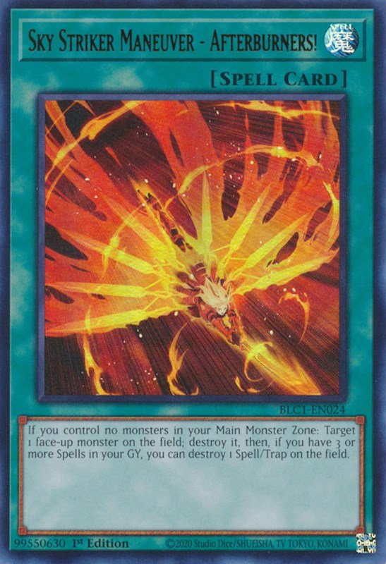 Sky Striker Maneuver - Afterburners! [BLC1-EN024] Ultra Rare | Exor Games Summserside