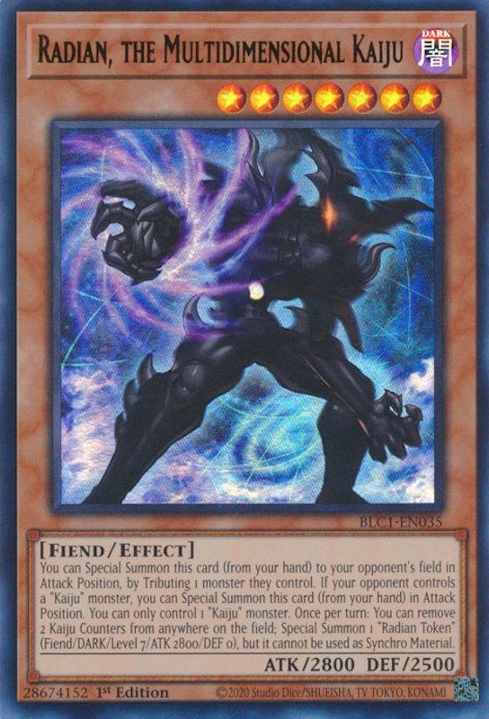 Radian, the Multidimensional Kaiju [BLC1-EN035] Ultra Rare | Exor Games Summserside