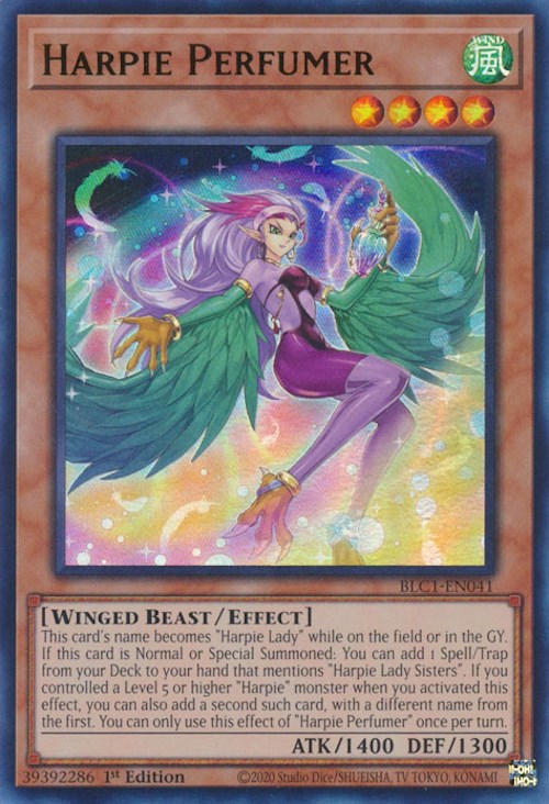 Harpie Perfumer [BLC1-EN041] Ultra Rare | Exor Games Summserside