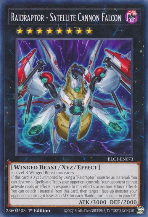 Raidraptor - Satellite Cannon Falcon [BLC1-EN073] Common | Exor Games Summserside