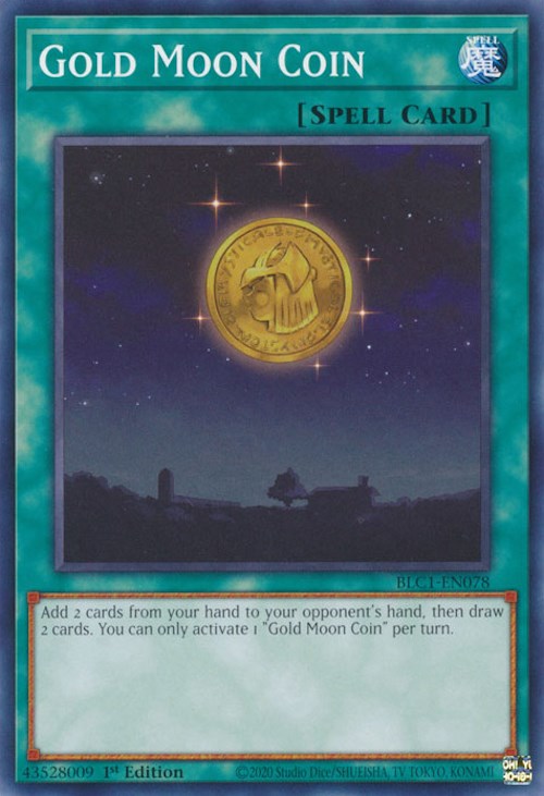 Gold Moon Coin [BLC1-EN078] Common | Exor Games Summserside