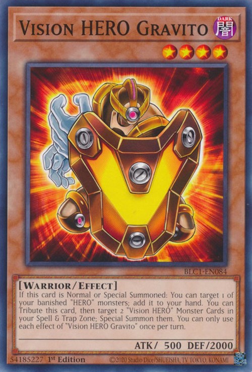 Vision HERO Gravito [BLC1-EN084] Common | Exor Games Summserside