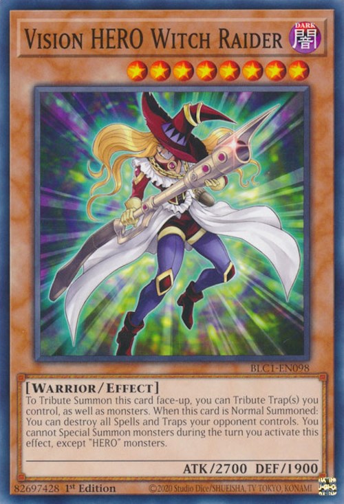 Vision HERO Witch Raider [BLC1-EN098] Common | Exor Games Summserside