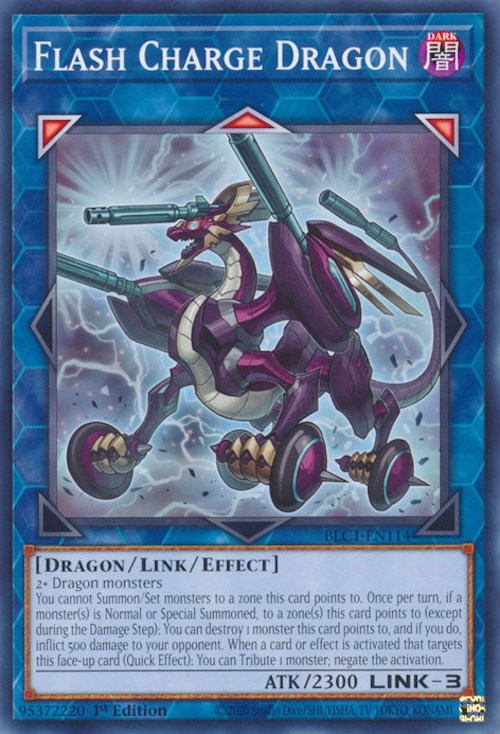 Flash Charge Dragon [BLC1-EN114] Common | Exor Games Summserside