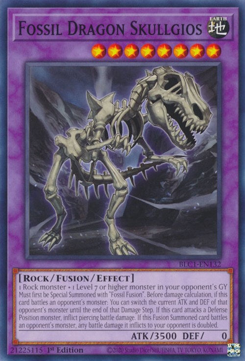 Fossil Dragon Skullgios [BLC1-EN132] Common | Exor Games Summserside