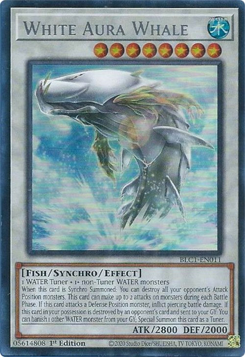 White Aura Whale (Silver) [BLC1-EN011] Ultra Rare | Exor Games Summserside