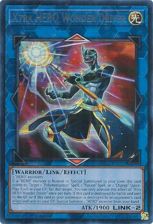 Xtra HERO Wonder Driver (Silver) [BLC1-EN031] Ultra Rare | Exor Games Summserside