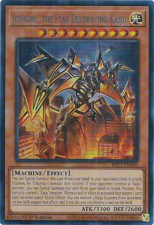 Jizukiru, the Star Destroying Kaiju (Silver) [BLC1-EN036] Ultra Rare | Exor Games Summserside