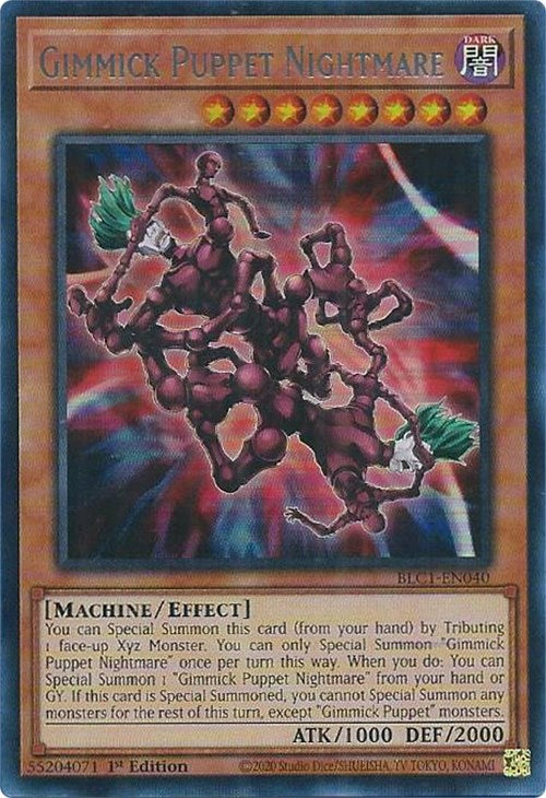 Gimmick Puppet Nightmare (Silver) [BLC1-EN040] Ultra Rare | Exor Games Summserside
