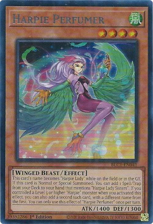 Harpie Perfumer (Silver) [BLC1-EN041] Ultra Rare | Exor Games Summserside