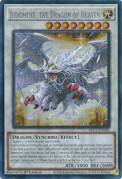 Judgment, the Dragon of Heaven (Silver) [BLC1-EN046] Ultra Rare | Exor Games Summserside