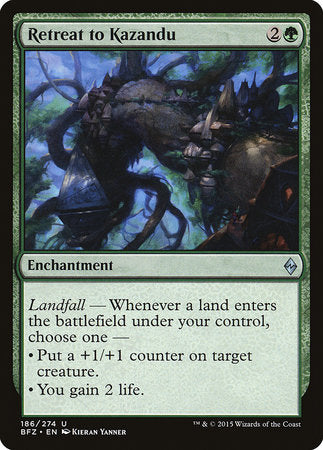 Retreat to Kazandu [Battle for Zendikar] | Exor Games Summserside