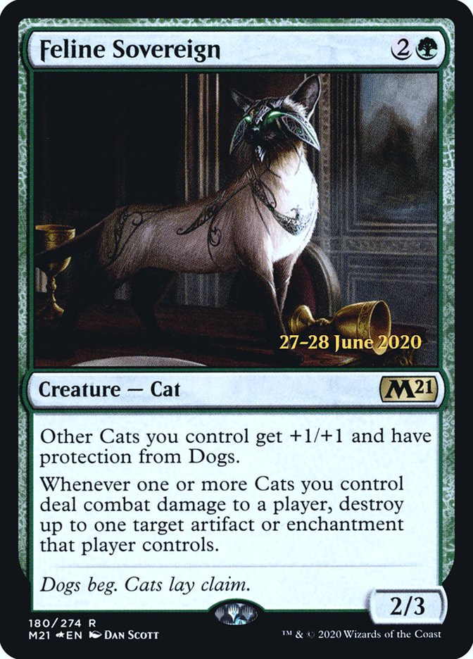 Feline Sovereign  [Core Set 2021 Prerelease Promos] | Exor Games Summserside