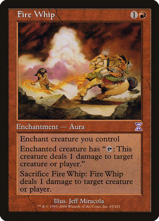 Fire Whip [Time Spiral Timeshifted] | Exor Games Summserside