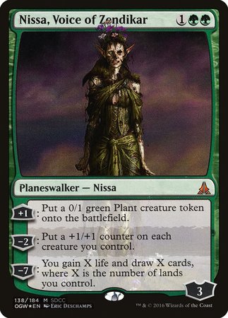 Nissa, Voice of Zendikar SDCC 2016 EXCLUSIVE [San Diego Comic-Con 2016] | Exor Games Summserside