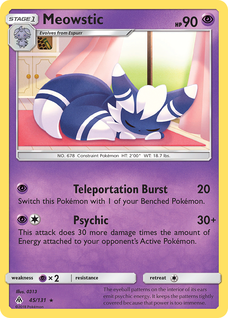 Meowstic (45/131) [Sun & Moon: Forbidden Light] | Exor Games Summserside