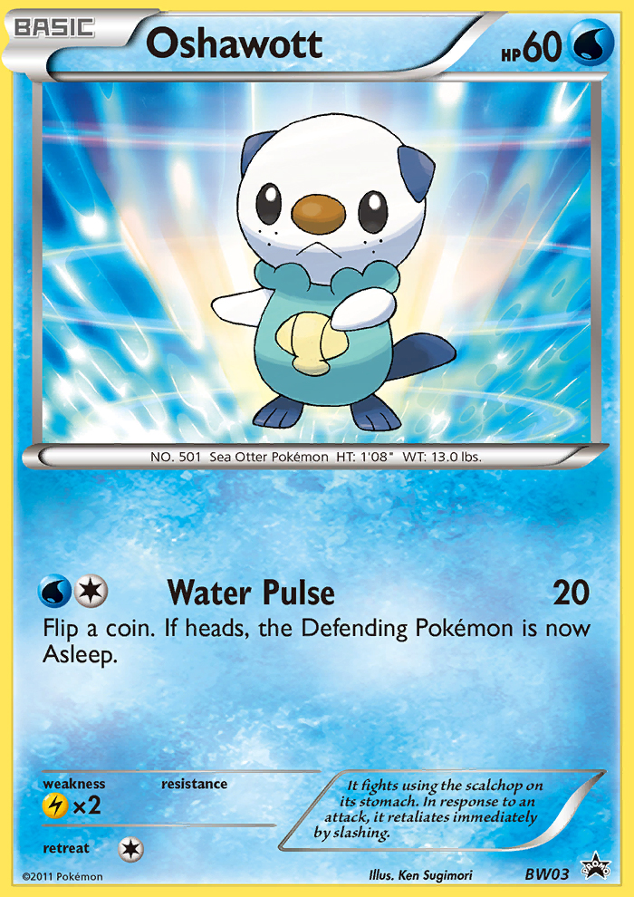 Oshawott (BW03) [Black & White: Black Star Promos] | Exor Games Summserside