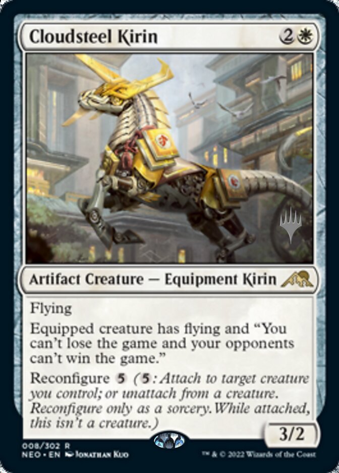 Cloudsteel Kirin (Promo Pack) [Kamigawa: Neon Dynasty Promos] | Exor Games Summserside