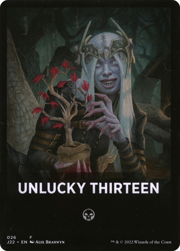 Unlucky Thirteen Theme Card [Jumpstart 2022 Front Cards] | Exor Games Summserside