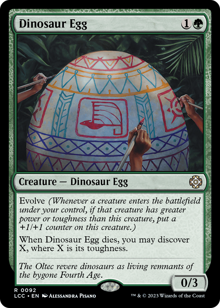 Dinosaur Egg [The Lost Caverns of Ixalan Commander] | Exor Games Summserside