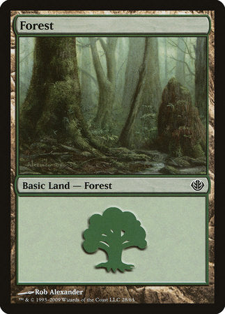 Forest (28) [Duel Decks: Garruk vs. Liliana] | Exor Games Summserside