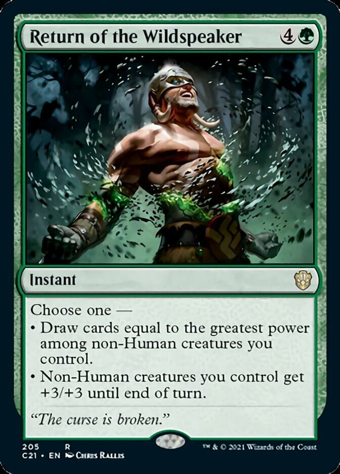 Return of the Wildspeaker [Commander 2021] | Exor Games Summserside