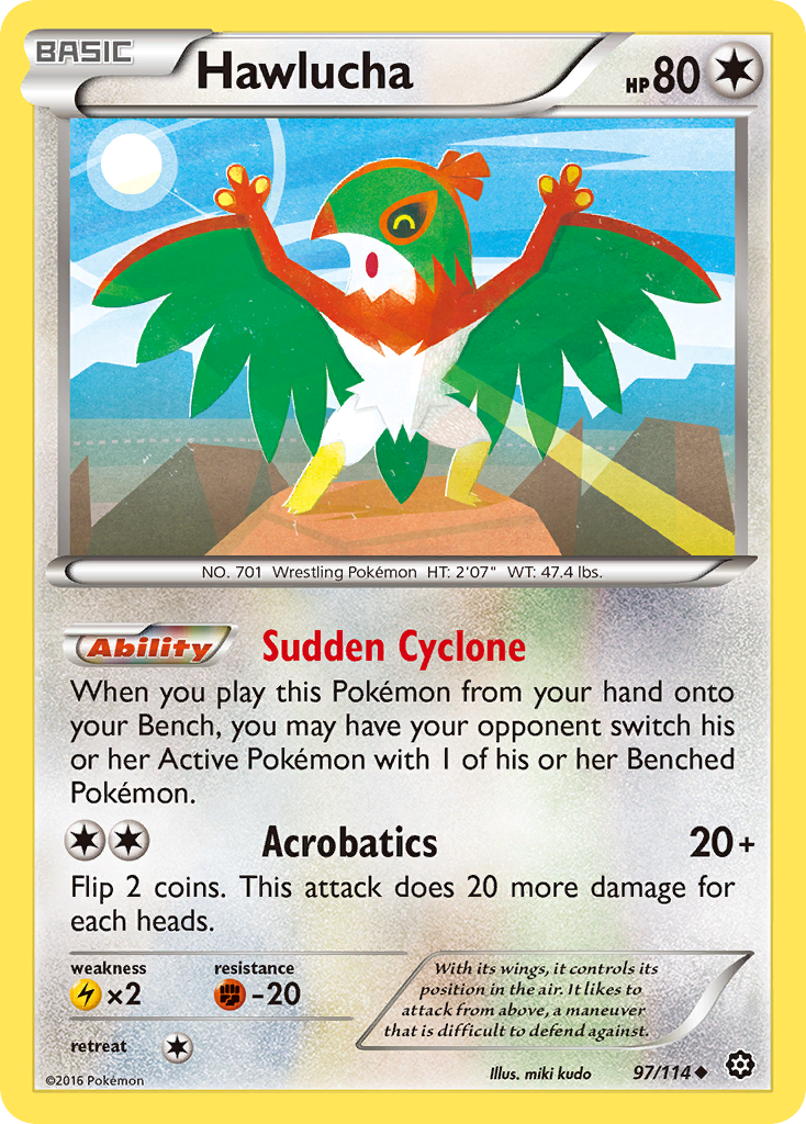 Hawlucha (97/114) [XY: Steam Siege] | Exor Games Summserside