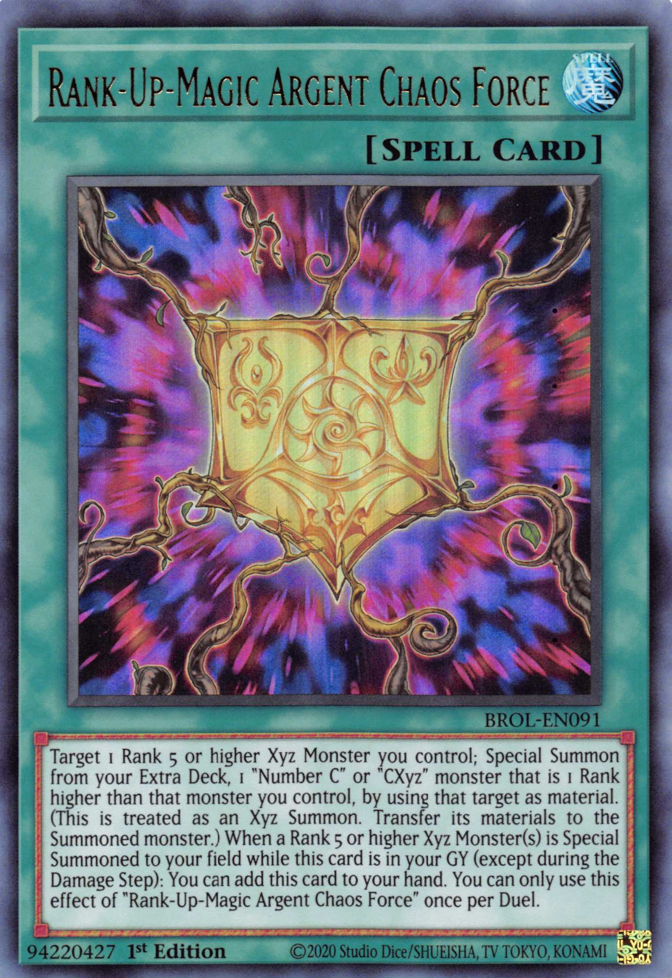 Rank-Up-Magic Argent Chaos Force [BROL-EN091] Ultra Rare | Exor Games Summserside