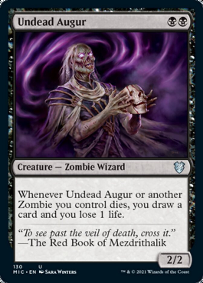 Undead Augur [Innistrad: Midnight Hunt Commander] | Exor Games Summserside