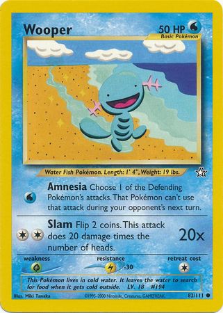 Wooper (82/111) [Neo Genesis Unlimited] | Exor Games Summserside