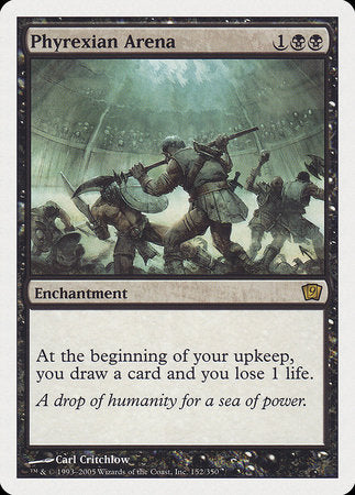 Phyrexian Arena [Ninth Edition] | Exor Games Summserside