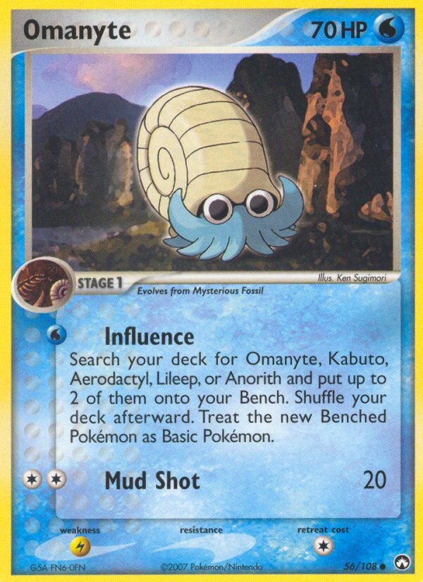 Omanyte (56/108) [EX: Power Keepers] | Exor Games Summserside