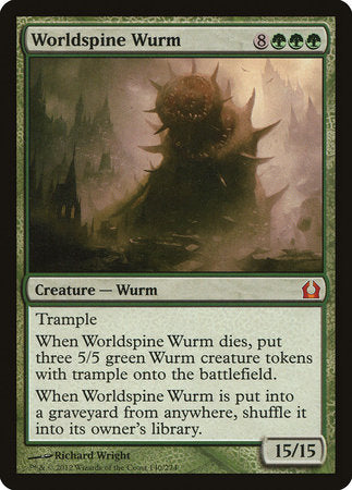 Worldspine Wurm [Return to Ravnica] | Exor Games Summserside