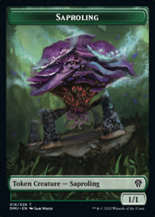 Saproling // Zombie Double-sided Token [Dominaria United Tokens] | Exor Games Summserside