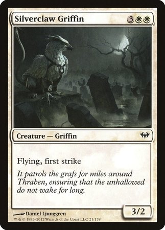 Silverclaw Griffin [Dark Ascension] | Exor Games Summserside