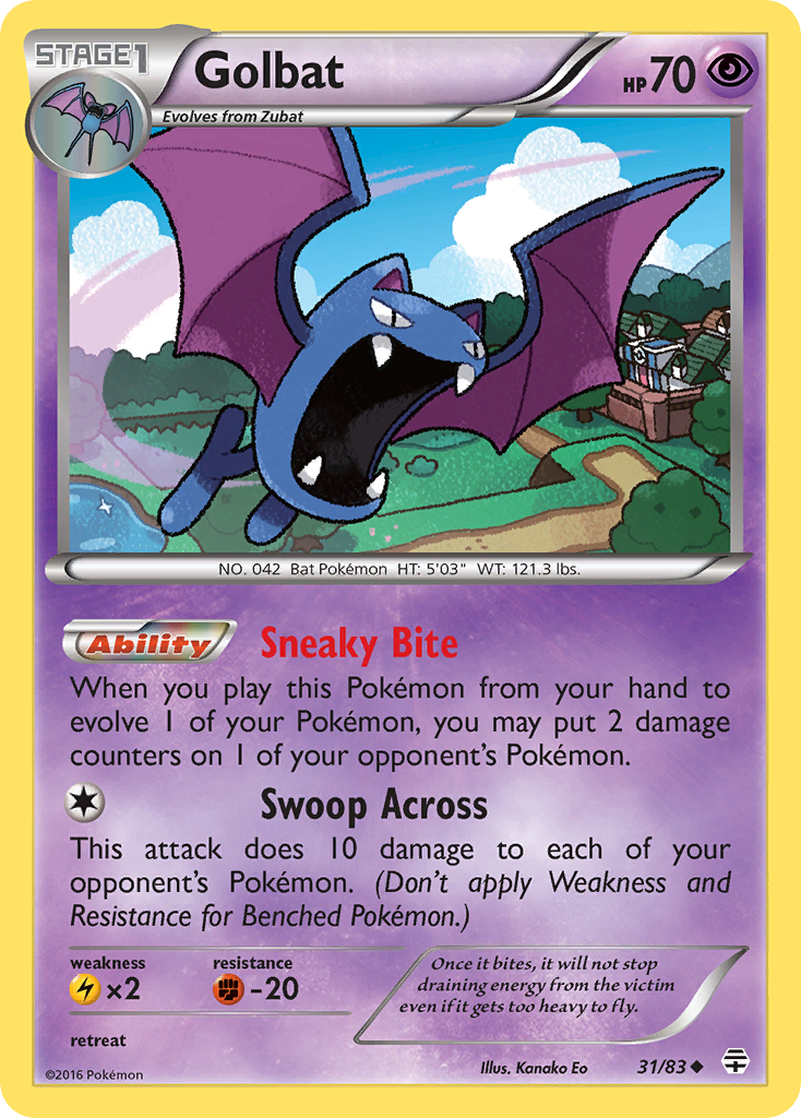 Golbat (31/83) [XY: Generations] | Exor Games Summserside