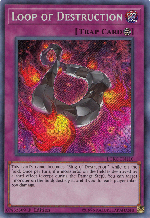 Loop of Destruction [LCKC-EN110] Secret Rare | Exor Games Summserside