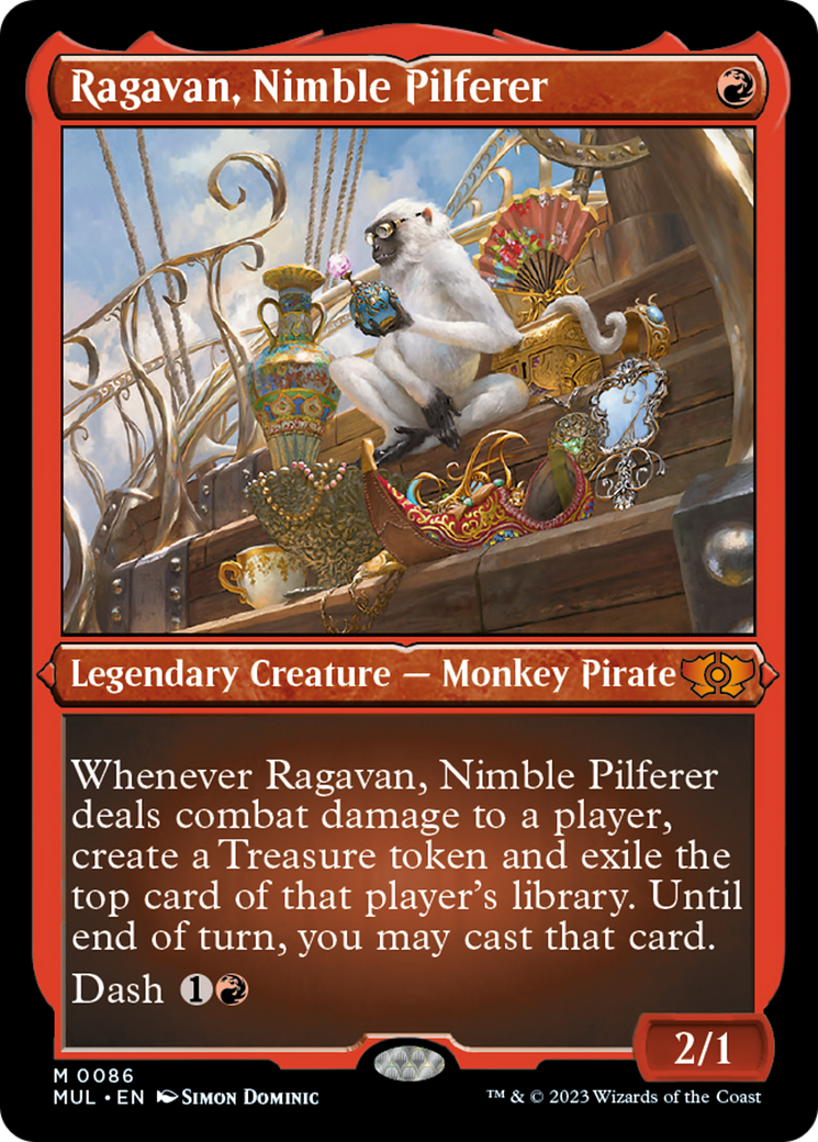 Ragavan, Nimble Pilferer (Foil Etched) [Multiverse Legends] | Exor Games Summserside