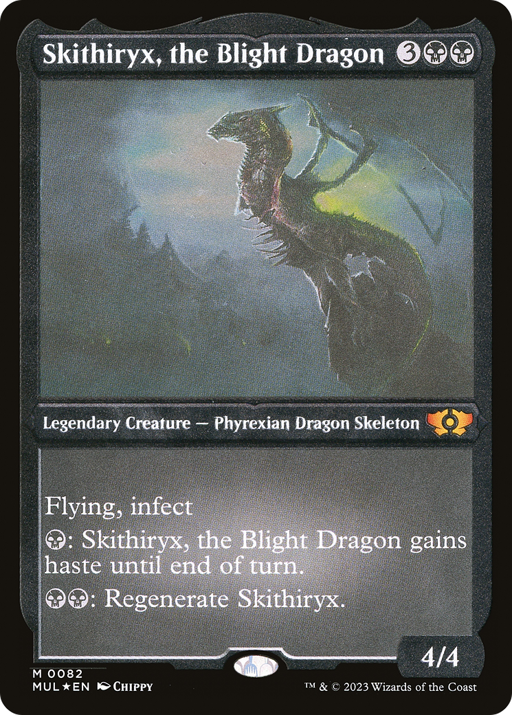 Skithiryx, the Blight Dragon (Foil Etched) [Multiverse Legends] | Exor Games Summserside