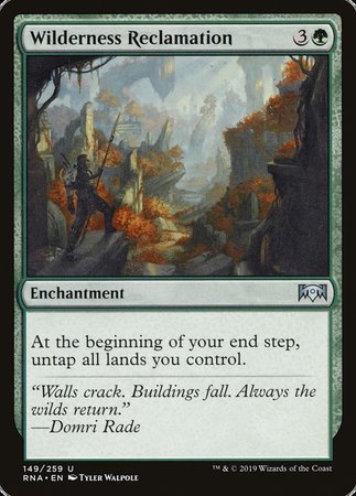 Wilderness Reclamation [Ravnica Allegiance] | Exor Games Summserside