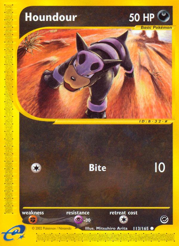 Houndour (113/165) [Expedition: Base Set] | Exor Games Summserside