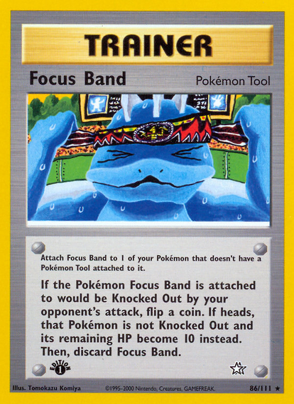 Focus Band (86/111) [Neo Genesis 1st Edition] | Exor Games Summserside