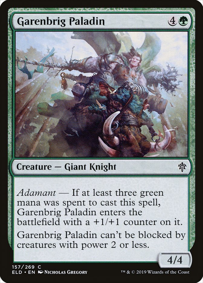 Garenbrig Paladin [Throne of Eldraine] | Exor Games Summserside