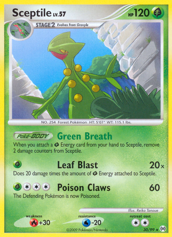 Sceptile (30/99) [Platinum: Arceus] | Exor Games Summserside