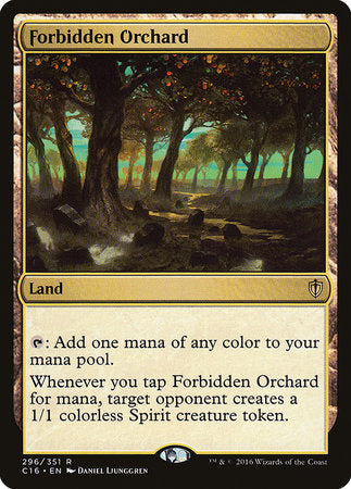 Forbidden Orchard [Commander 2016] | Exor Games Summserside