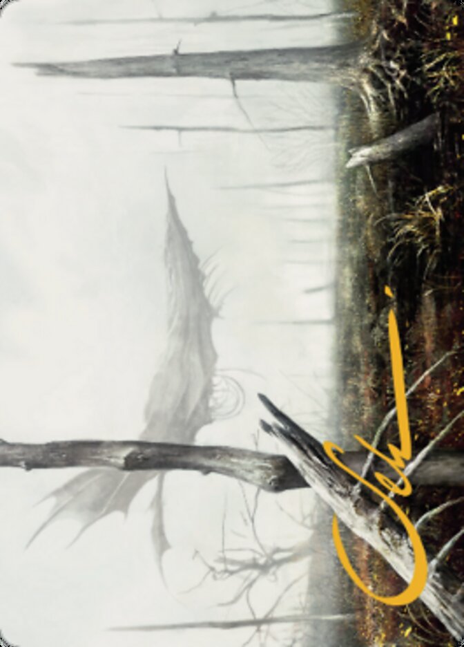 Swamp Art Card (Gold-Stamped Signature) [Dominaria United Art Series] | Exor Games Summserside