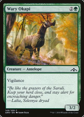 Wary Okapi [Guilds of Ravnica] | Exor Games Summserside