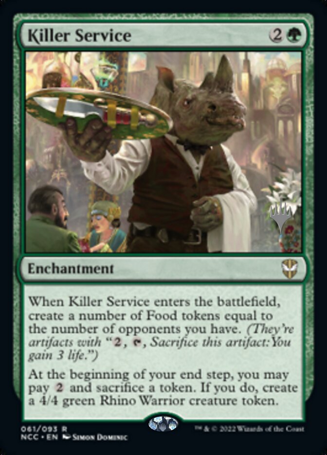 Killer Service (Promo Pack) [Streets of New Capenna Commander Promos] | Exor Games Summserside