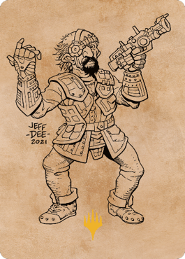 Jan Jansen, Chaos Crafter Art Card (Gold-Stamped) [Commander Legends: Battle for Baldur's Gate Art Series] | Exor Games Summserside