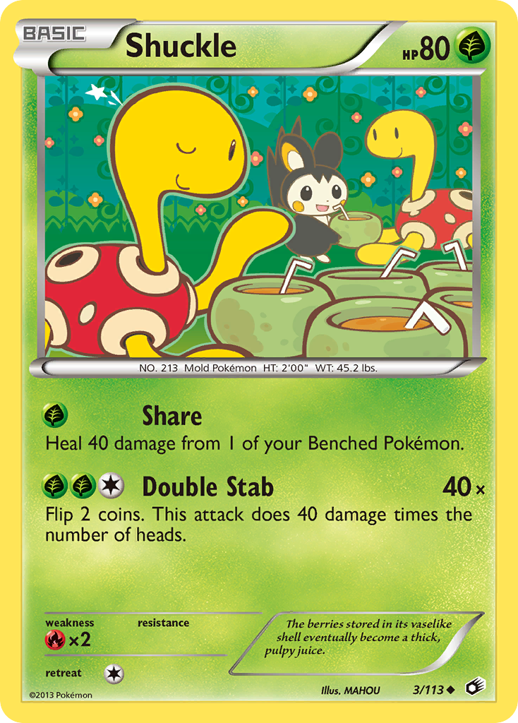 Shuckle (3/113) [Black & White: Legendary Treasures] | Exor Games Summserside